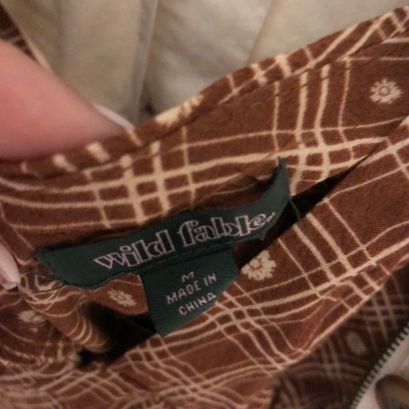 WILD FABLE Flowy Tie Waist Mini Dress - Picture 7 of 12